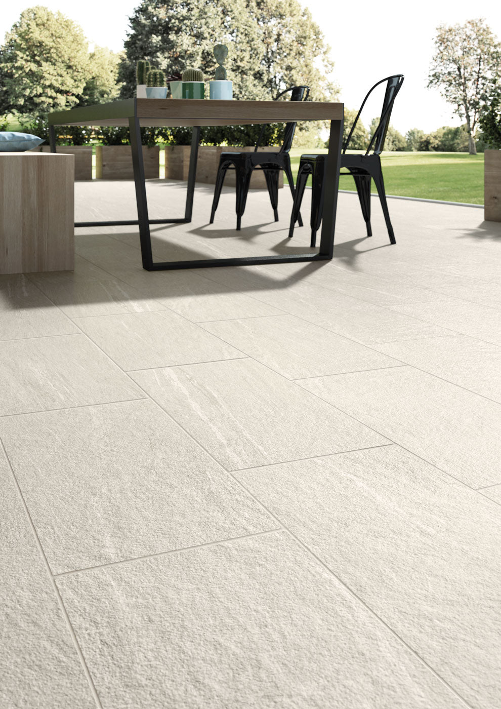 Milano Cashmere Cream Xtreme Grip Porcelain Paver